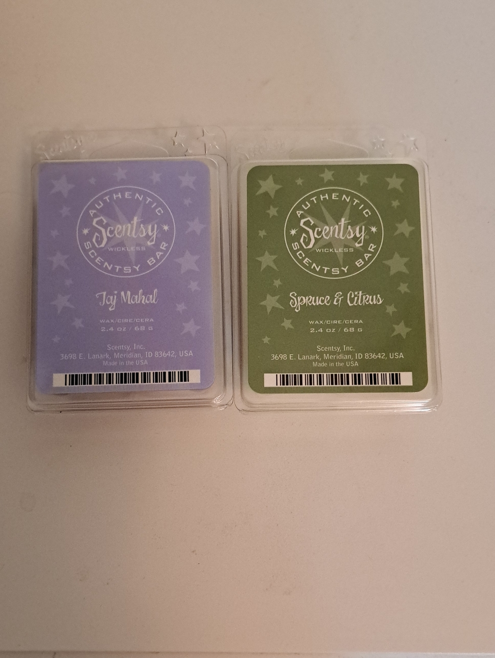 Scentsy Spruce & Citrus Wax Bar - Green